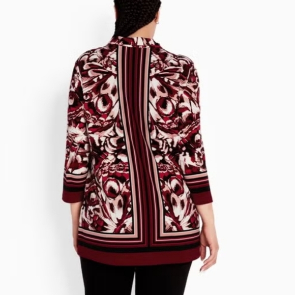 Avenue StudioMarni Placement Top Stylish Multicolor Patterned Size 22/24 NWT - Picture 2 of 10